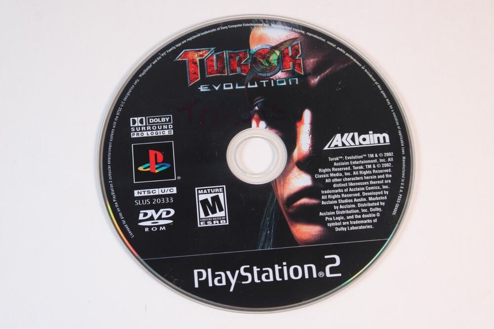 Turok: Evolution (Sony PlayStation 2, 2002, PS2) Game Disc Only, Tested/works